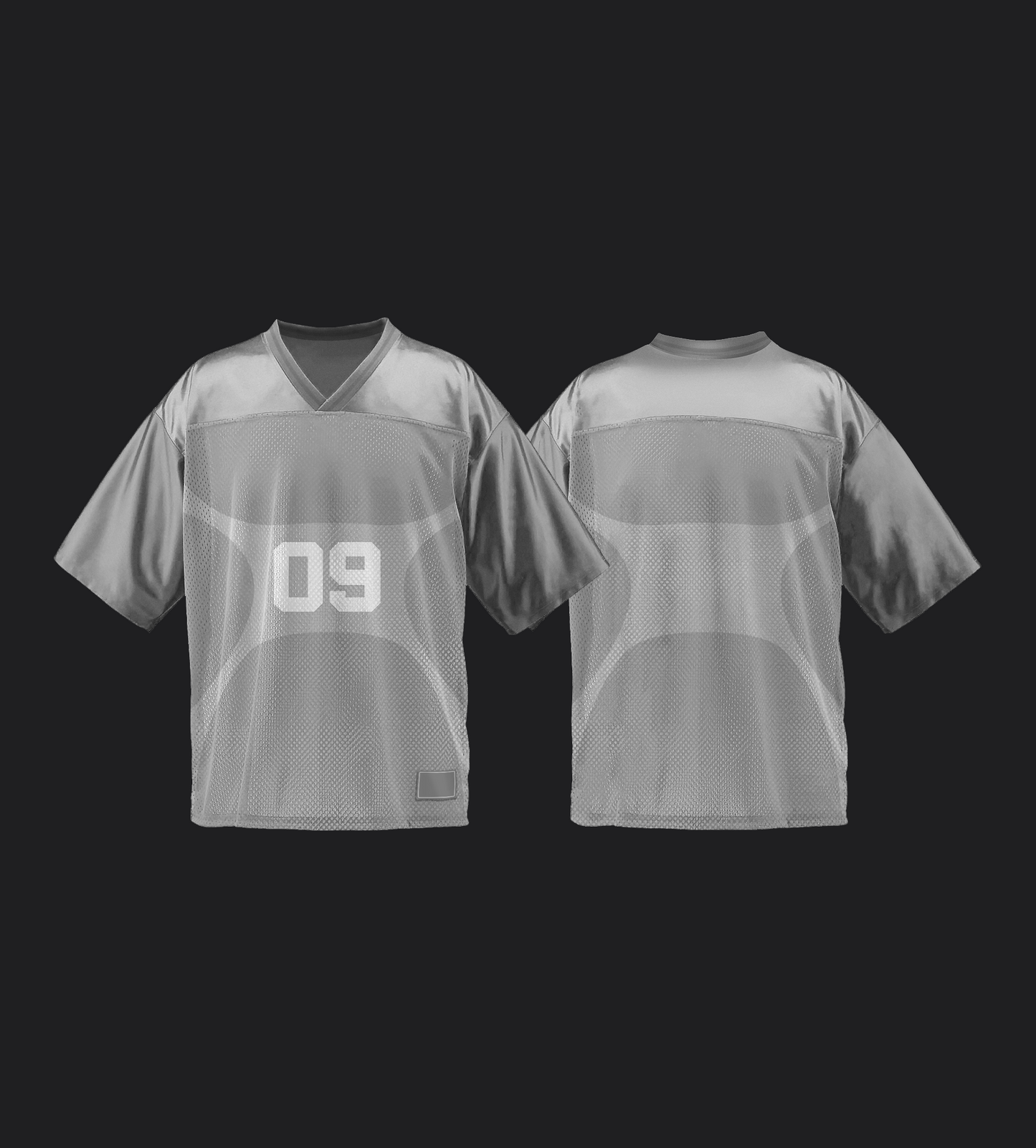 DELTA9 STUDIO - OVERSIZE FOOTBALL JERSEY MOCKUP